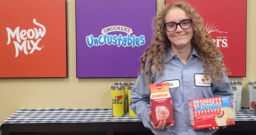 Royer worked as a manufacturing intern at Mars Wrigley, specifically with Mars Ice Cream.
